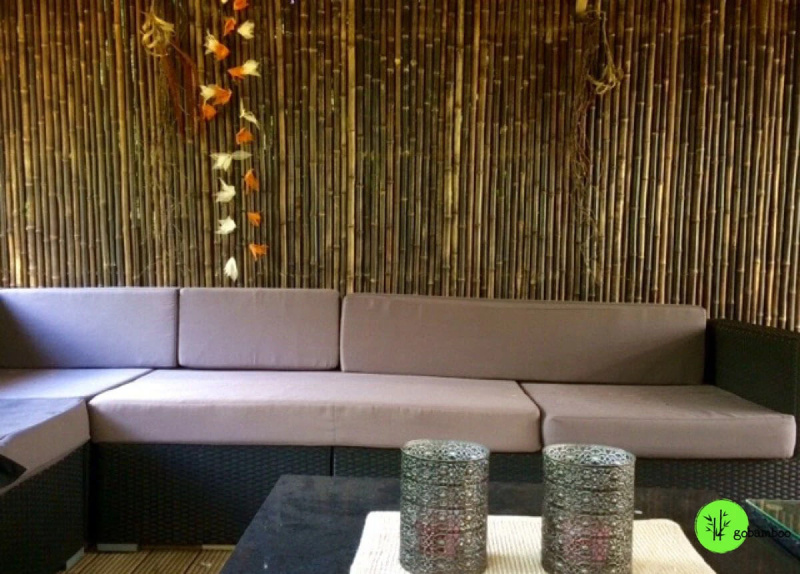 inspirace bambusový plot